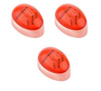 Yuannee Egg Timer,3 PCS Generic Egg Timers for Boiling Eggs Reusable Versatile Easy to Read Colour Changing Cooking Timer For Boiling Eggs Breakfast Gift And Home Use