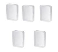 Yuannee Playing Card Case,5 PCS Clear Plastic Card Case Blank Small Playing Cards Case Trading Card Storage Box Playing Cards Display Cases Playing Card Holder for Home Office Business