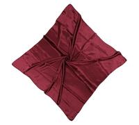 Yuannee Satin Silk Scarf for Women,Large Square Head Scarf Pirate Bandana Plain Bandana for Hair Wrapping Sleeping and Fashion Accessories Soft Lightweight for Ladies - 90x90cm Burgundy