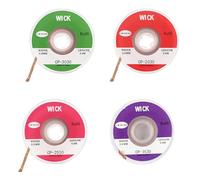 Yuannee Solder Wick,M4 PCS Desoldering Wick Solder Wire Solder Braid Desoldering Braid Solder Tip Cleaner Professional Solder Leaded Solder for Removing Solder - 2 MM 2.5 MM 3 MM 3.5 MM