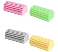Yuannee Sponges,4 PCS Damp Duster Dust Sponges Reusable Damp Clean Duster Sponge Scrub Duster Sponge Cleaning Brush for Cleaning Tools Blinds Glass Baseboards Vents Railings