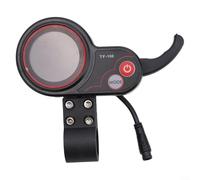 Yuanpgky 10 Inch Electric Scooter Display with Speed Controller, LCD Dashboard for Kugoo E-Scooter Replacement Parts, 6-Pin Instrument Screen Compatible with Kick