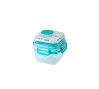 Yuanpgky 1300ml Portable Sealed Freshness Fruit Salad Lunch Box, Sustainable Plastic Food Storage Container for Kitchen, Dining, and Outdoor Use(GREEN)
