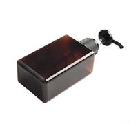 Yuanpgky 150ml Refillable Foaming Soap Dispenser with Hand for Bathroom and Kitchen, Made of For PETG Plastic, Brown/Dark Green/White(brown)