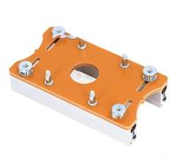 Yuanpgky 2 in 1 Wood Router Base Slotting Bracket Aluminum Alloy Compact Palm Router for Trimming Machines 65Mm Inner Diameter Woodworking Chamfering(A)