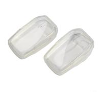 Yuanpgky 2-Pack Transparent Key Cover Case for Vehicles with Push-Button - For Crystal Clear, Non-Yellowing, Lightweight Protection for