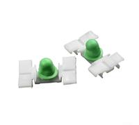 Yuanpgky 20 Car Exterior Door Mudguard Moulding Trim Clips Compatible with E36 E46 323 325 328 330 Series - Plastic White Green Fasteners Compatible with for Automotive