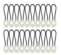 Yuanpgky 20 Pcs Luminous Zipper Pull Replacement Rope for Backpacks, Camping Tent, Luggage Suitcase - Glow in the Dark Zipper Pulls, For Long lasting Material, 5 cm Length,(Luminous)