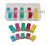 Yuanpgky 20A 30A 40A 50A 60A Car Auto Van Square Fuse Assortment Pack Kit Compatible with for Modern Vehicles and Trucks Fuse Panels and Wiring Harnesses