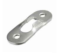 Yuanpgky 20Pcs 45x16mm Silver Keyhole Hanger Plates with Screws for Picture Frames, Shelves and Cabinets - Metal Wall Mount Hardware Hooks for Flush Installation