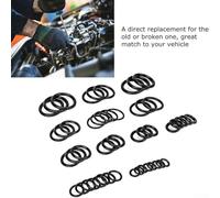 Yuanpgky 225-Piece Nitrile Rubber O-For Ring Assortment Kit - 18 Standard SAE Sizes for Hydraulic, Pneumatic, Plumbing, For HVAC and Automotive Sealing Applications