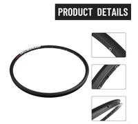 Yuanpgky 26 Inch Mountain For Bike Wheel Rim 24/28/32/36 Hole Double Disc Brake Aluminum Alloy Rim for 26x1.5-2.125 Tires, Lightweight 480g with Stainless Steel Rivets(24 holes)