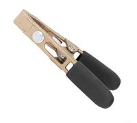 Yuanpgky 260A Brass Earth Cable Clamp for Welding Grounding - A-Shape Grounding Work Clamp with 40mm Opening, Heavy-Duty Electrical Conductivity for Gas Shielded, Argon