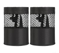 Yuanpgky 2PCS Ball Storage Bags with Drawstring, Polyester Mesh Net for Organizing Balls, 17.5 x 12 cm (6.9 x 5 inch), Black