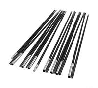 Yuanpgky 2PCS Fiberglass Tent Pole Replacement Kit with Elastic String for 1-8 Person Camping Tents, Collapsible Support Rods for Outdoor Canopy and Awning Frames(435)