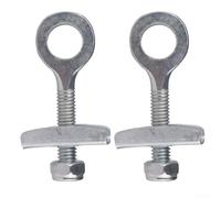 Yuanpgky 2x For Bicycle Chain Adjuster Tensioner Axle Tug for Single Speed Wheel Fastener with Steel Construction and Dead Fly Compatibility
