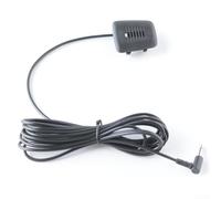 Yuanpgky 3.5mm Car Stereo Wired External ABS Microphone, Cable, 32dB ±3dB Sensitivity, Compact Design for Models Roof Reading Light Panel Mount