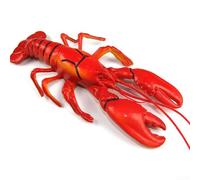 Yuanpgky 36cm Big Fake Lobster Lifelike Model Artificial Marine Plastic Animals Desktop Decoration Home Party Display Kids Toy Simulation Lobster Model