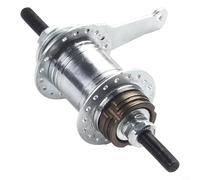 Yuanpgky 36H Brake Rear Hub for Single Speed For Bike, 18T Freewheel, Stainless Steel Hub with 170mm Axle, 120mm Rear Opening, 36 Hole Spoke Compatible with