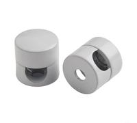 Yuanpgky 3pcs Metal Cable Ties Wire Organizer, Aluminum Cord Holder Anchors for Desk and Wall Mount, Compatible with Round and Flat Wires up to 7mm Diameter(White)
