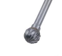 Yuanpgky 3x6mm Carbide Burrs Rotary Drill Die Grinder Carving Bit Double Cut for Metalwork, Wood Carving, and Welding Deburring with 3mm Shank Diameter(C)