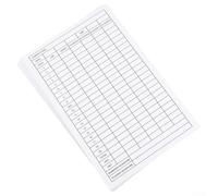Yuanpgky 40 Pcs Scorecard Sheet Replacement Inner For Pages, 6x3.9 Inch Coated Paper for Smooth Writing, For Lasting and Tear-Resistant For Score Keeper Accessories for
