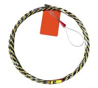 Yuanpgky 49FT Fish Tape for Wire Fishing with Guide Spring and High Visibility, for Long Lasting Polyester Construction for Electricians and Professionals(5M)