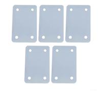 Yuanpgky 5-Piece Acrylic Photo Frame Set: Clear Display Frames for 4x6cm, 6x9cm, 7.5x10.5cm & 10.2x15.2cm Photos - Lightweight, Shatter-Resistant, Versatile Portrait or(7.5 * 10.5cm)