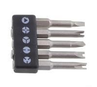 Yuanpgky 5-Piece Special-Shaped Screwdriver Bit Set with Triangle, Y and U Shape Heads, 50mm Length, Chrome Vanadium Steel Magnetic Tips for Appliance and Toy Repair,