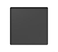 Yuanpgky 50x50cm Silicone Mat with Raised Edges Non-Slip Drip Pan for Mini Fridge or Washing Machine, Waterproof Floor Protector for Kitchens, Bathrooms, Under Plants(Black B)