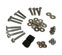 Yuanpgky 58-Piece Stainless Steel Hardware Kit for EZGO for txt for Golf | Cart 1994-2013, Roof Support Screw Set Compatible with for dcs for pds for medalist, OEM 75465-G01 Replacement