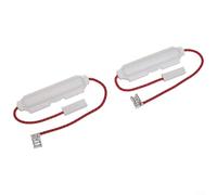 Yuanpgky 5KV 0.65-0.9A High Voltage Fuse Holder for Microwave Oven, 2-Pack Fuse Accessories with 5KV0.8A/5KV0.7A/5KV0.65A/5KV0.75A/5KV0.9A Compatibility, White(5KV0.7A)