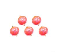Yuanpgky 5pcs Hollow Bubble Ball Shape Fishing Float for Sea and River - 25/32/40/47mm Plastic & Metal Buoyant Tackle for Carp, Fly Hook, and Bait Fishing(32mm)