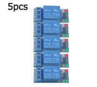 Yuanpgky 5V -Channel For Relay Module Board Shield for Arduino and For Raspberry Pi - 5-Pack, 10A @ 250V AC / 30V DC, Compatible with AVR PIC For MSP430 For TTL, Industrial For Relay