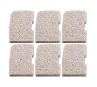Yuanpgky 6 Pcs Aquarium Ammonia and Phosphate Removal Pads, 12 x 7.3 cm Fiber Cotton Filter Pads for Fluval 306 307 406 407, Compatible with
