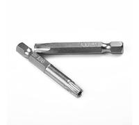 Yuanpgky 7 Piece 50mm 1/4" Hexagonal Handle Magnetic Screwdriver Bits Set with Five-Point Star Tips for Electric and Manual Screwdrivers, Alloy Steel Construction