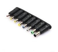 Yuanpgky 8-Piece AC/DC Laptop Power Adapter Tip Set for PC Notebooks - Compatible with 6.0×4.0mm (A), 6.3×3.0mm (B), 5.5×2.5mm (C), 5.5×2.1mm (D), 5.5×.7mm