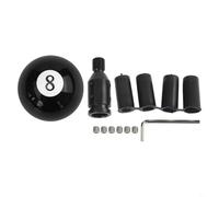 Yuanpgky 8 Pool Billiard Ball Custom Gear Shifter Shift Knob Compatible with for Manual Transmission Cars with Metal Construction and Fitment