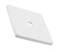 Yuanpgky ABS Wall Hole Cover for Pipes and Wires, Decorative Threading Pipe Shield in White/Gold/Black/Silver, 12mm & 22mm Inner Diameter, Square 8.6cm, Seamless Repair(Type 12 White)