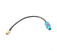 Yuanpgky Adapter Cable Z Male to Male for GSM GPS DAB Antennas, 15cm RG174 Coaxial Cable for Automotive Applications