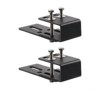Yuanpgky Adjustable LED Work Light Bar Mounting Bracket for Car Roof Racks, 2 Pack, Metal Off-Road Light Fixture Bracket Compatible with Truck SUV