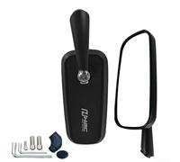 Yuanpgky Adjustable Motorcycle Rearview Mirror With Aluminum Alloy Frame And ABS Material Providing Clear Rear View Compatible With Multiple Motorcycles(White)