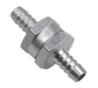 Yuanpgky Aluminium Inline One Way Non Return Check Valve, For Fuel Water Oil Lines 6Mm 8Mm 10Mm 12Mm, For Boats Cars Motorcycles Garden Equipment(8mm)