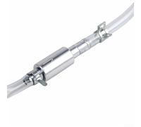 Yuanpgky Aluminium Motorcycle Brake Bleeder Tool Kit with 5mm ID Rubber Hose, 45cm Total Length, Internal Valve Air Entry, for Hydraulic Clutch and Brake