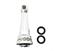 Yuanpgky Aluminum Alloy Fishing Reel Balance Bar 47mm for STRADIC, NASCI, STELLA, VANFORD, MIRAVEL, CI4 S Series 2000-5000 Models with Waterproof Rings, Double Color(silver)