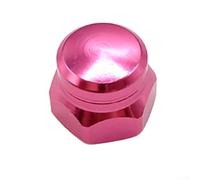 Yuanpgky Aluminum Alloy M8 Spindle Nut Screw for DAIWA, For ABU, HISTAR, DMK Fishing Reels - 8x5mm Replacement Part Compatible with Casting Reel Repair & Modification(pink Left)