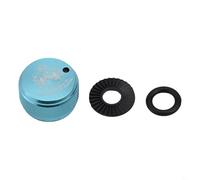 Yuanpgky Aluminum Alloy Spool Mechanical Brake Knob with Internal Sound Kit for ABU 3/3.5/4/P5 Baitcasting Reel - Compatible with For ABU Generation 3, 3.5, 4, P5 Reels(light blue)