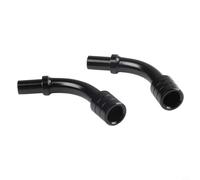 Yuanpgky Aluminum Alloy V-Brake Cable Guide Tube with PC Inner Liner for Brake and Derailleur Cables, Compatible with V-Brakes and Rear Derailleurs(Black)