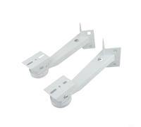Yuanpgky Aluminum Alloy Wall Mount Camera Bracket for Exterior Wall or Corner Security CCTV Cameras - Weatherproof, Adjustable Angle, For Easy Installation, Compatible with(2pcs)