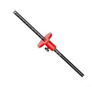 Yuanpgky Aluminum Alloy Wheel Marking Gauge with Inch and MM Scale for Parallel Line Drawing and Mortise Measuring in Woodworking Projects